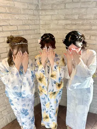 ヘアアレンジ 横浜ヘアメ髪質改善 カラー🎀💘みさきのヘアスタイル