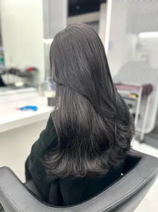 ロング カラー ヘアアレンジ 💍透明感×韓流ハイ トーン💍RYUTAのヘアスタイル
