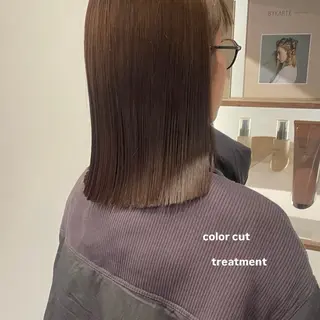 ミディアム カラー haruna / Toruveのヘアスタイル