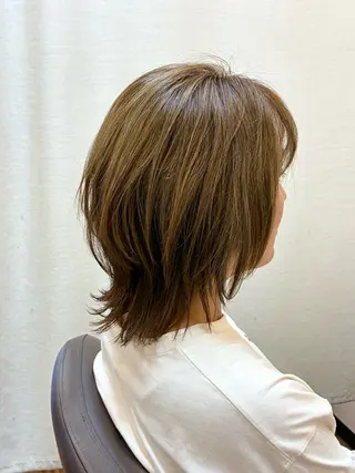 ミディアム 水野 朝之のヘアスタイル