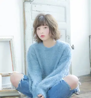 ミディアム 🌟モテ髪ショート 🌟店長　津賀涼のヘアスタイル