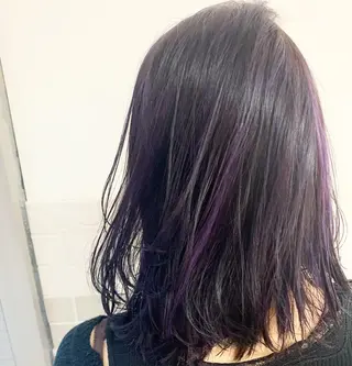セミロング 斉藤大河 カラー/縮毛矯正のヘアスタイル