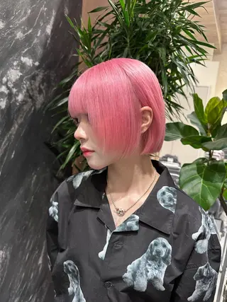 ショート カラー 💋ハイトーンデザイ ンヘア💋A'nyuのヘアスタイル