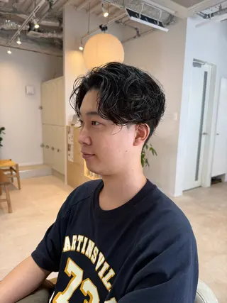 パーマ メンズ メンズカット・垢抜け 🩵片平和香奈のヘアスタイル