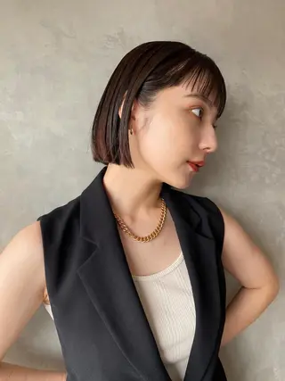 ショート ニュアンスパーマ minoriのヘアスタイル