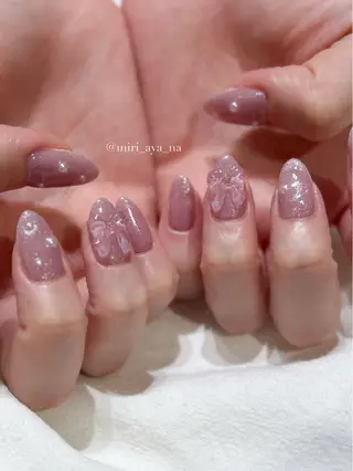 ネイル 新宿代々木/キレイめ ちゅるん/miriのネイルデザイン