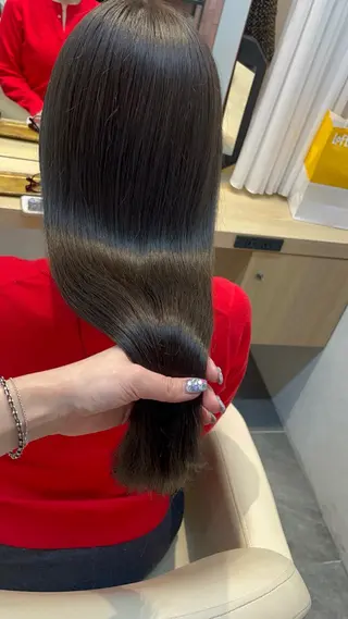 ロング カラー 柔らかい艶暖色 レイヤー🫧姫汝のヘアスタイル