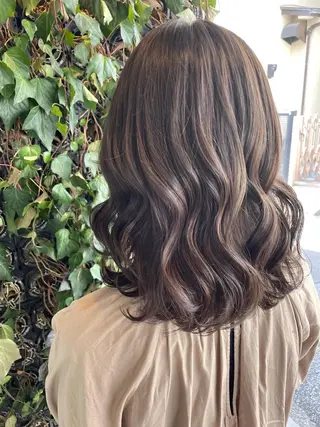 ミディアム カラー mayo 🐄🌈のヘアスタイル