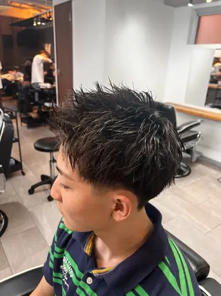 ショート メンズカット、パーマ 特化🔥🌊瀬川竜生のヘアスタイル