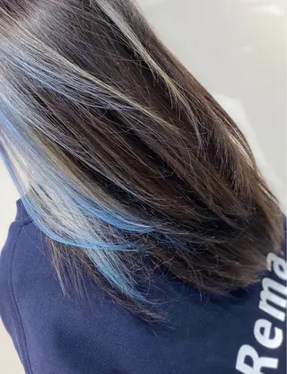 セミロング カラー お任せオーダー 専門美容師のヘアスタイル