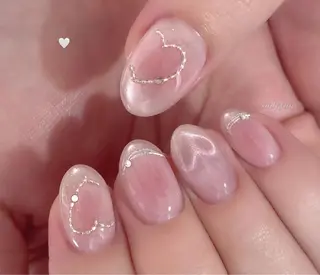 ネイル H3 Nail Tsuki🦋💙のネイルデザイン