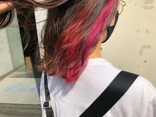 ミディアム メンズ レイヤー ウルフ 弓木啓輔のヘアスタイル