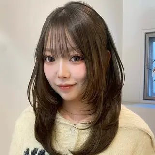カラー ミルクティーベージュ /ひかる🌟のヘアスタイル