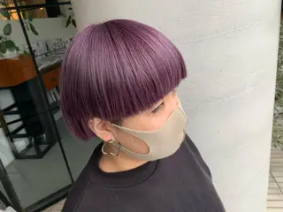 ショート カラー 三好 羽美のヘアスタイル