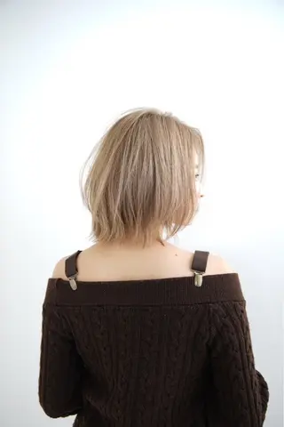ミディアム 髪質改善縮毛矯正 美容師✂️山崎竜二のヘアスタイル