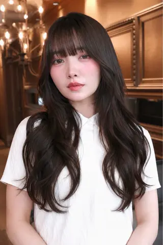 ロング MINX 野本奏和のヘアスタイル