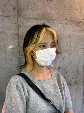 ミディアム カラー 🎨デザイン🥇 美髪・艶髪　日暮千敬のヘアスタイル