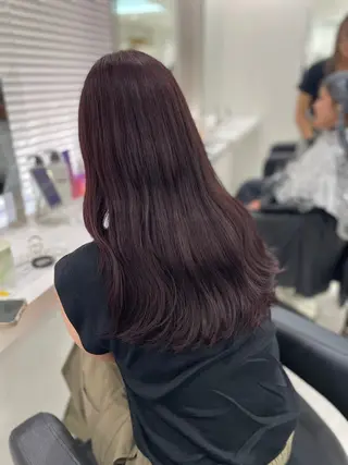 ロング カラー ヘアアレンジ ♥️暖色支持多数 ♥️銀座 mioのヘアスタイル