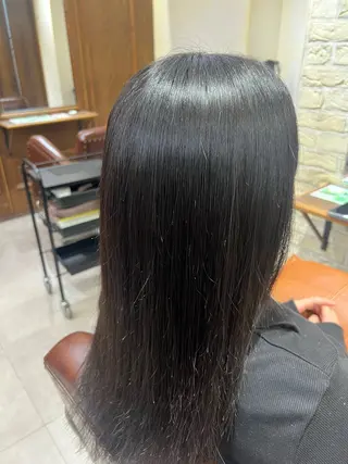 ロング 美髪矯正/艶髪 CLUTCH田中海琴のヘアスタイル