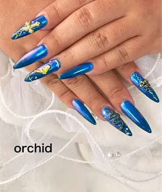 ネイル orchid ♡オーキッドのネイルデザイン