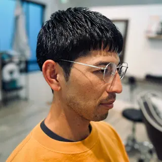ショート 大人メンズスタイル 小林秀徳のヘアスタイル
