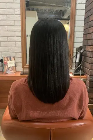 ミディアム flencia 丸 和博|カットのヘアスタイル