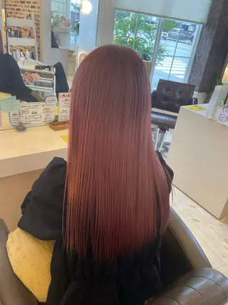 ロング カラー 東恩納 誠のヘアスタイル