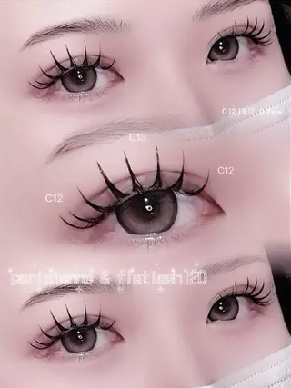 マツエク・マツパ fein.aoi🎀 🤍のマツエク・マツパデザイン