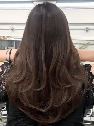 ロング カラー ヘアアレンジ 🫧透明感カラー/ Wカラー🫧namiのヘアスタイル