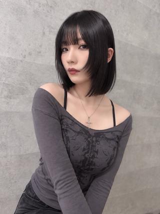 ミディアム カラー Grow by NYNY 打越裕樹のヘアスタイル