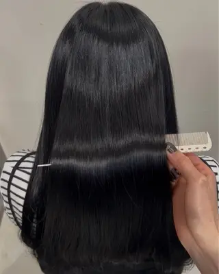ロング 田中 遥陽のヘアスタイル