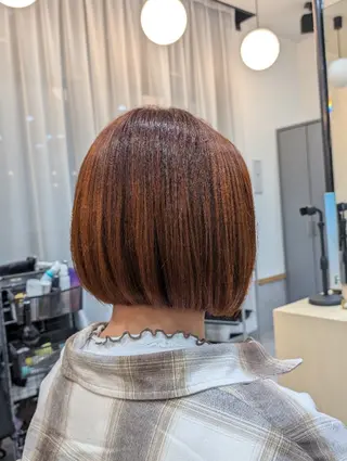 ショート カラー 髪質改善/ 上村旺武のヘアスタイル