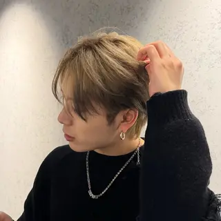 カラー メンズ 穴吹 涼のヘアスタイル