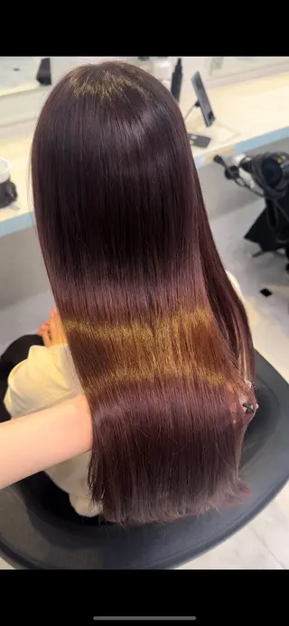 ロング カラー ♥️暖色カラ ー♥️由夏のヘアスタイル
