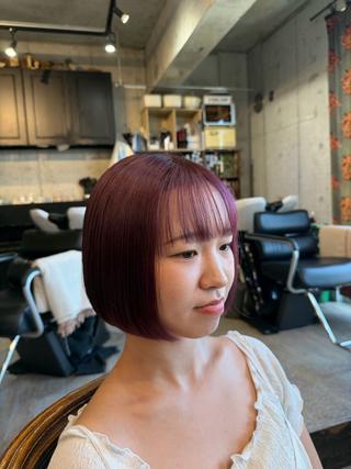 ショート カラー ヘアアレンジ 🍀Ryosuke 🍀のヘアスタイル