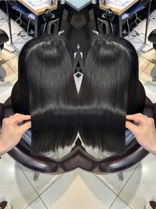 ロング カラー 🩵レイヤー✖︎ 髪質改善🩵リョウヤのヘアスタイル