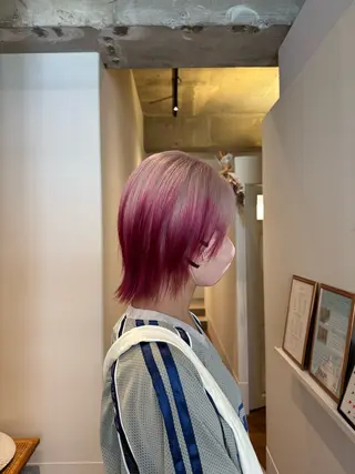 ミディアム カラー 艶髪/ハイトーン💎 レイヤー/Reijiのヘアスタイル
