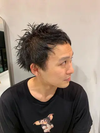 ショート メンズ チバ タクミのヘアスタイル