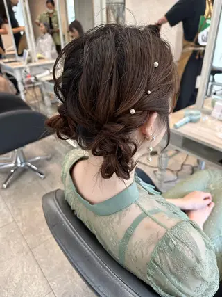 ヘアアレンジ はやしほのか| ヘアセット×カラーのヘアスタイル