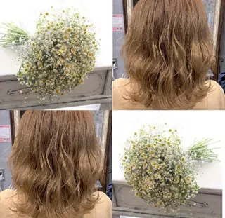 カラー 髪質改善JILL 桑原のヘアスタイル