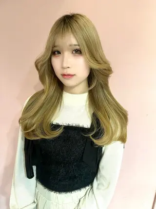 セミロング 近藤 美有のヘアスタイル
