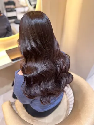 セミロング 縮毛矯正✨🫧 レイヤー川村利幸のヘアスタイル