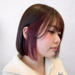 ショート カラー 髪質改善/レイヤー/ 佐藤　舞のヘアスタイル