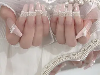 ロング yu naのネイルデザイン