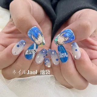 セミロング ネイルJaol 池袋のネイルデザイン