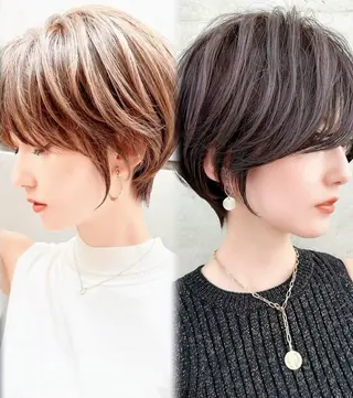ショート カラー 巻ける縮毛矯正✨ ボブ/ショートともきのヘアスタイル