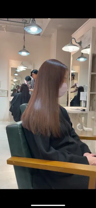 ロング 熊崎 樹のヘアスタイル