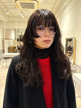 セミロング SIKI yuuna レイヤーカット🪽のヘアスタイル