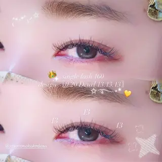 マツエク・マツパ eyelist kako🦋のマツエク・マツパデザイン