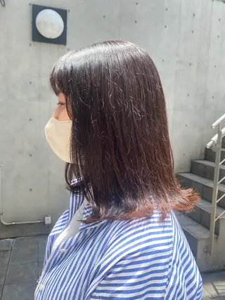 セミロング 🌈🧡ヤマダ ヒロナ🌈🧡のヘアスタイル